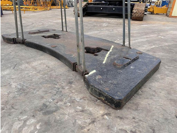 Liebherr LTM 1500 counterweight 15 ton - Kontra teg