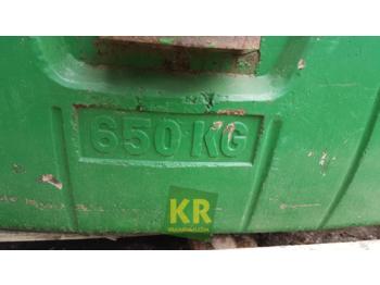 Kontra teg za Poljoprivredna mašina Pateer 650 kg beton - 2: slika 1