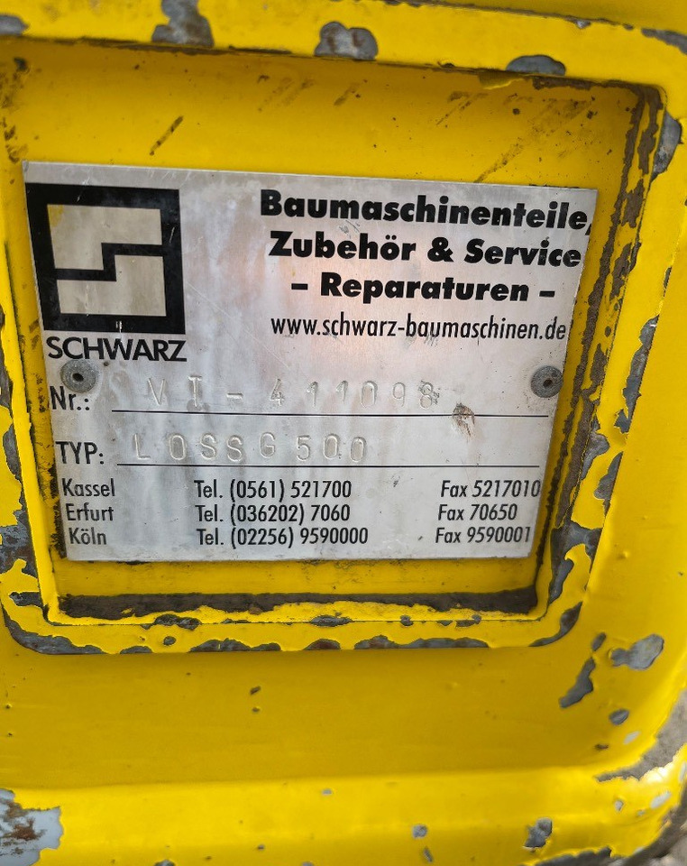 Kuka za Građevinska mašina Schwarz G500: slika 4