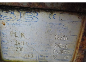 Kašika za Građevinska mašina Skoda S40/B10 infästning: slika 4