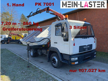 Dostavno vozilo kiper MAN 8.180 Meiller PK7001  7,3 m-860 kg 5+6 St.kreis: slika 1