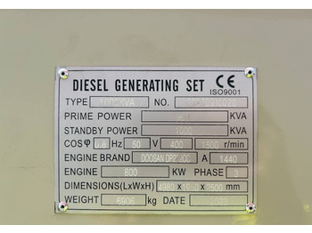 Doosan DP222CC - 1000 kVA Generator - DPX-19859  - Set generatora: slika 4