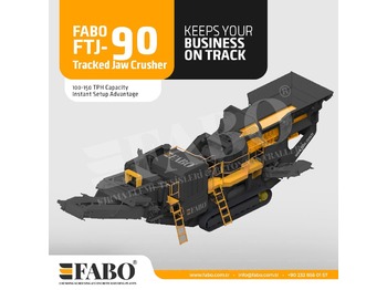 Mobilna drobilica FABO FTJ-90 Tracked Jaw Crusher: slika 1