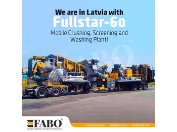 Novu Mobilna drobilica FABO FULLSTAR-60 Crushing, Washing & Screening  Plant: slika 1