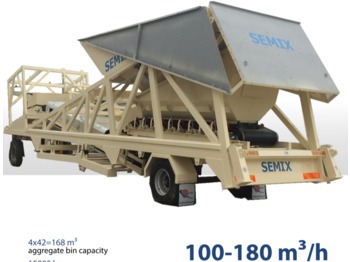 SEMIX Dry Type Mobile Concrete Batching Plant - Fabrika betona