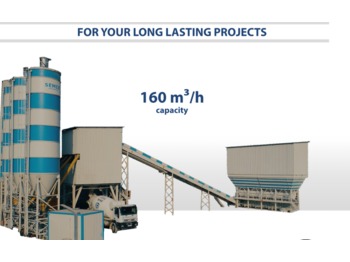 SEMIX Stationary Concrete Batching Plant 160 m³/h - Fabrika betona