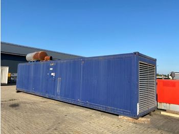 Set generatora Mitsubishi S16NPTA Leroy Somer 1250 kVA Silent generatorset in 40 ft container: slika 1