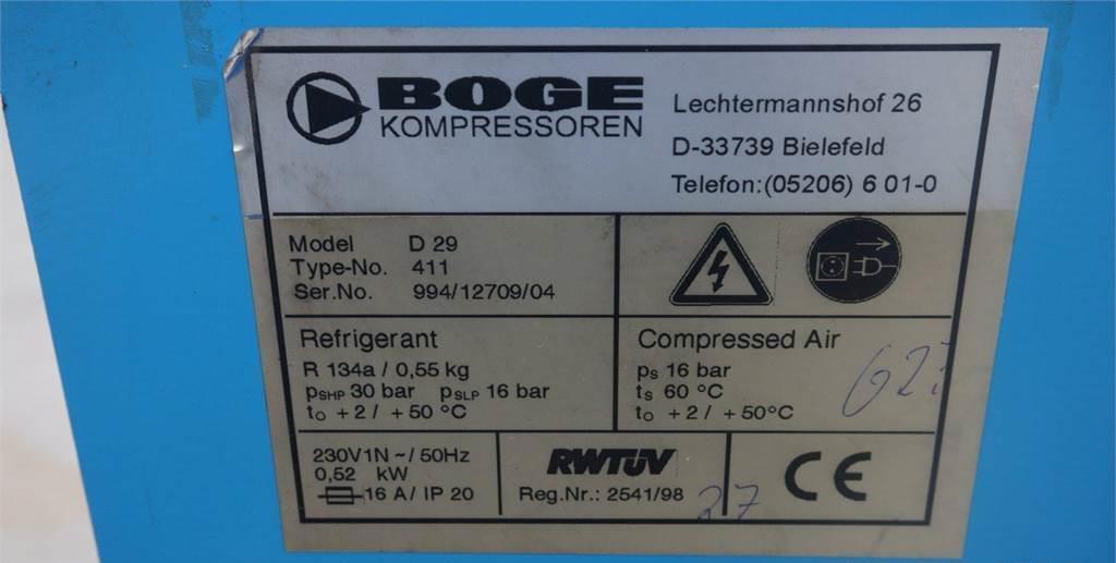 Kompresor za vazduh OSUSZACZ ZIĘBNICZY BOGE 2,90M3/MIN: slika 2