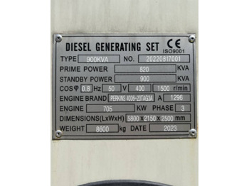 Set generatora Perkins 4006-23TAG3A - 900 kVA Generator - DPX-19818: slika 4