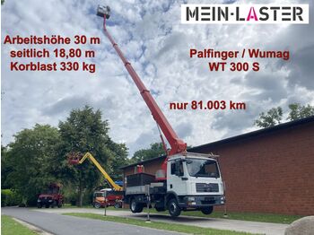MAN 7.150 WT 300 S Wumag/ Palfinger seitl.  18.8 m  - Vazdušna platforma montirana na kamion