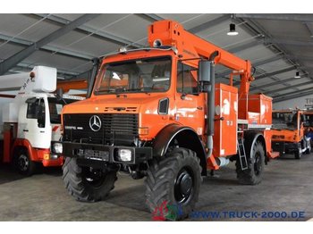 Unimog U2150L 4x4 Ruthmann Arbeitsbühne 17 m seitl. 12m - Vazdušna platforma montirana na kamion