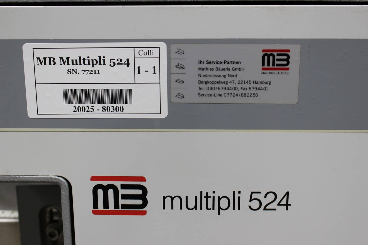 Štamparska mašina MB Baeuerle Multipli-CAS 52/4: slika 7