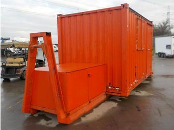Abrol kontejner 12' x 8' Welfare Unit, Generator Storage, Fixed to RORO Frame to suit Hook Loader Lorry: slika 1