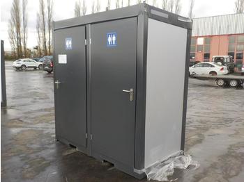 Građevinski kontejner Unused Portable Double Toilet Unit c/w Water Heater (Keys in Office): slika 1