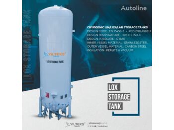 Novu Rezervoar za skladištenje za prevoz gasa YILTEKS Cryogenic Tanks - LIN,LOX,LAR,LCO2: slika 1
