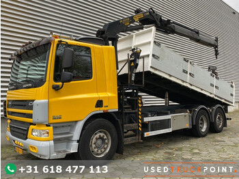 Istovarivač, Kamion sa dizalicom DAF CF 75.310 / Palfinger PK15002 / Kipper / Manual / Euro 5 / TUV: 4-2023 / NL Truck: slika 1