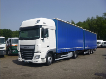 Kamion sa ceradom D.A.F. XF 460 4x2 Euro 6 volume curtain sider + trailer: slika 1