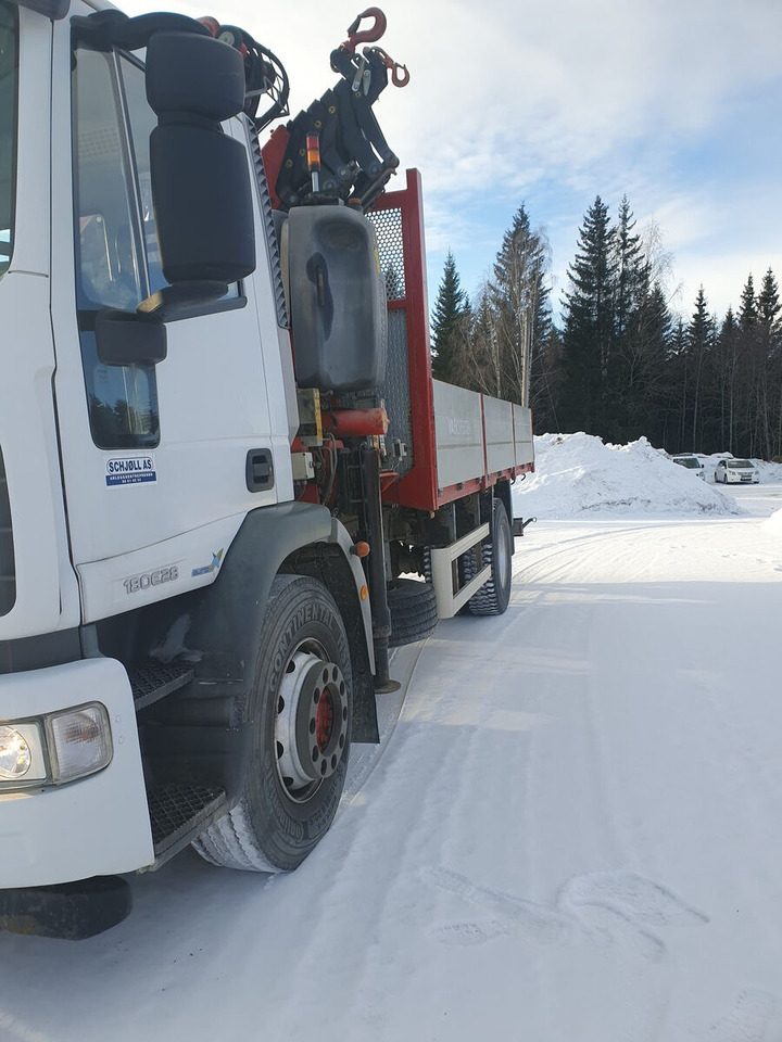 Kamion sa tovarnim sandukom, Kamion sa dizalicom IVECO Eurocargo 180E28 Flatbed + crane Fassi F235AXP.26 + RC: slika 4