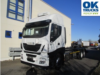 Kamion za prevoz kontejnera/ Kamion sa promenjivim sandukom IVECO Stralis AS260S48Y/FPCM Euro6 Intarder Klima AHK ZV: slika 1