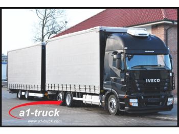 Kamion sa ceradom Iveco AS260S45Y Jumbozug, Euro5 EEV, 118 cbm.: slika 1