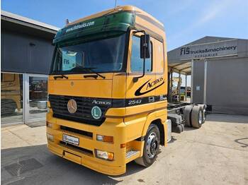 Mercedes-Benz ACTROS 2543 L 6X2 chassis - retarder  - kamion sa golom šasijom i zatvorenom kabinom