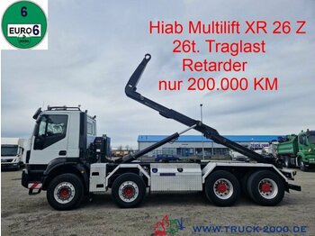 Iveco AD 340T45 8x4 Hiab-Multilift Retarder nur 200TKM - kamion sa hidrauličnom kukom