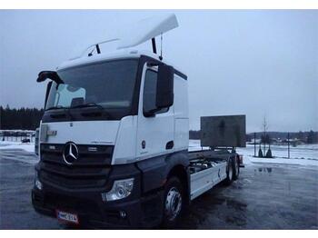 Kamion za prevoz kontejnera/ kamion sa promenjivim sandukom Mercedes-Benz ACTROS 2551L 6x2 Piako tasonostolaite+pl-nostin+Lä
