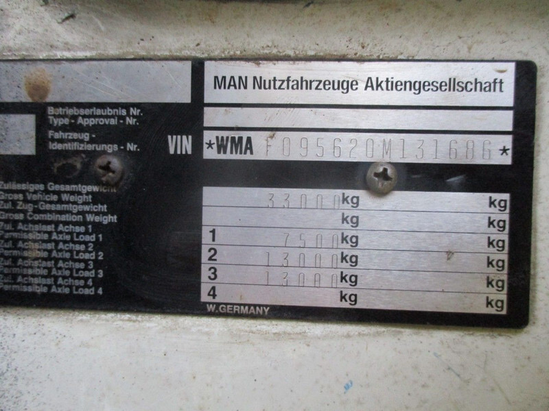Istovarivač MAN 26 322 ZF Manual , 6x4 , 3 way tipper , Spring suspension: slika 20