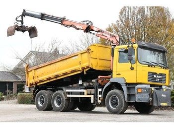 Istovarivač, Kamion sa dizalicom MAN 28.365 6x6 FULL STEEL!!CRANE/TIPPER!!!euro2!: slika 1