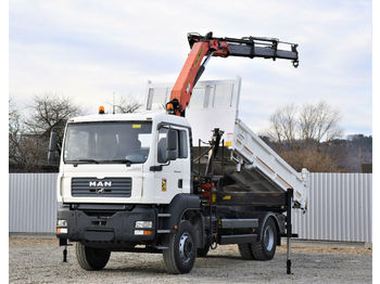 Istovarivač, Kamion sa dizalicom MAN TGA 18.310 KIPPER 5,20m* BORDMATIC + PK 15500: slika 1