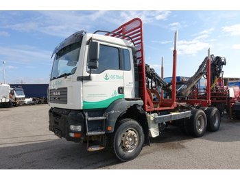 Kamion, Kamion sa dizalicom za prevoz drva MAN TGA 33.430 6x4 Holztransporter, LIV L1186P Holzkran: slika 1
