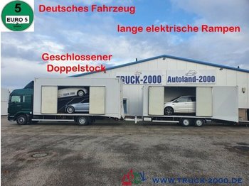 Kamion za prevoz automobila MAN TGM 15.290 Doppelstock Geschlossen 3 Fahrzeuge: slika 1