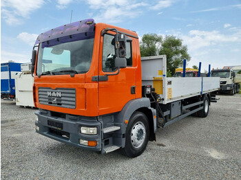 Kamion sa tovarnim sandukom, Kamion sa dizalicom MAN TGM 18.240 Pritsche + Kran 4x2 Euro 4 (5): slika 1