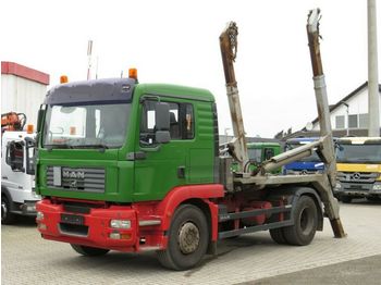 Kamion za utovaranje kontejnera MAN TG-M 18.280 4x2 Absetzkipper Meiller Tele, Waage: slika 1