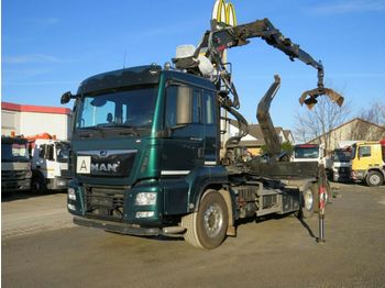 Kamion sa hidrauličnom kukom MAN TG-S 26.500 6x2 Abrollkipper mit Kran: slika 1