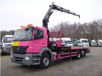 Kamion sa tovarnim sandukom, Kamion sa dizalicom Mercedes Axor 2529 6x2 RHD + Hiab XS144 B-3 HiDuo: slika 1