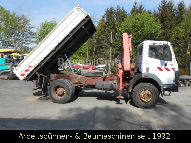 Istovarivač, Kamion sa dizalicom Mercedes-Benz 1717 AK Kipper Allrad mit Kran: slika 27