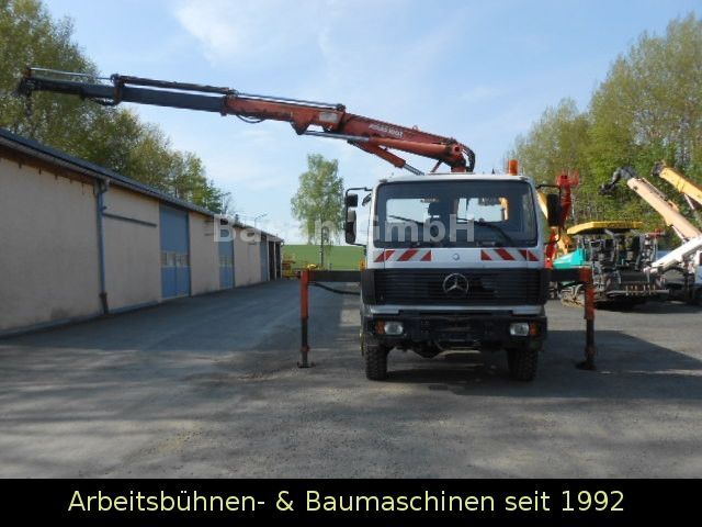 Istovarivač, Kamion sa dizalicom Mercedes-Benz 1717 AK Kipper Allrad mit Kran: slika 4