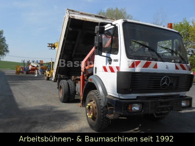 Istovarivač, Kamion sa dizalicom Mercedes-Benz 1717 AK Kipper Allrad mit Kran: slika 26