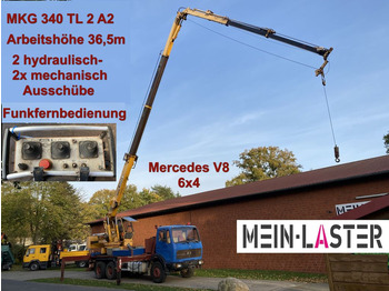 Kamion sa dizalicom Mercedes-Benz 2622 V8 6x4 MKG 340 T2A2 36,5m Seilwinde Funk: slika 1