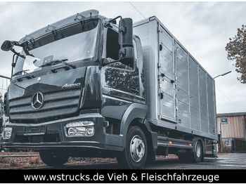Novu Kamion za prevoz stoke Mercedes-Benz 821L" Neu" WST Edition" Menke Einstock Vollalu: slika 1