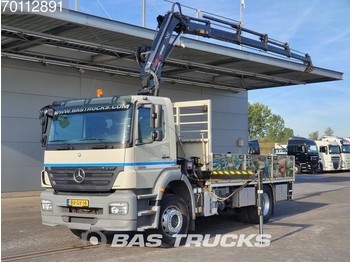 Kamion sa tovarnim sandukom Mercedes-Benz Axor 1824 L 4X2 Euro 5 Kran Crane Hiab 099 Duo: slika 1