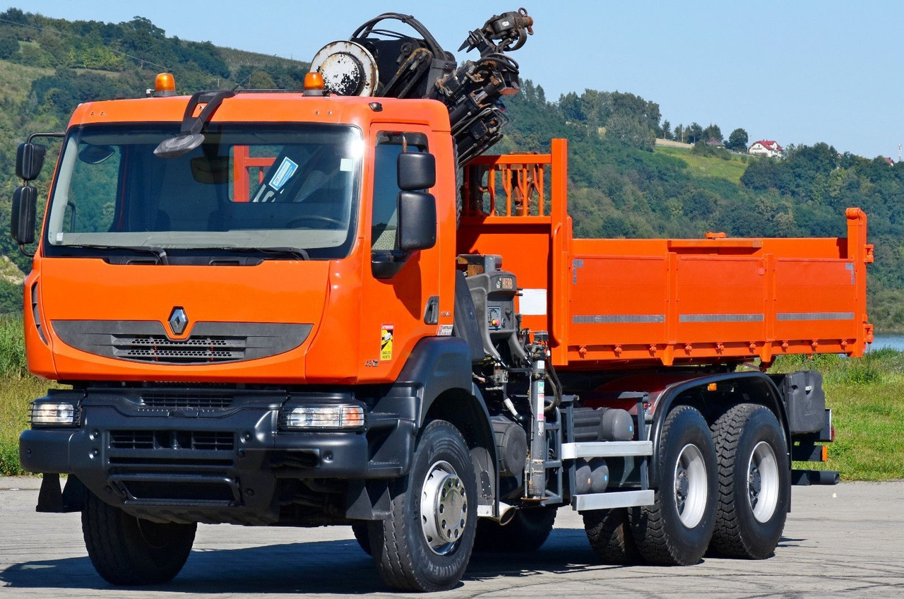 Istovarivač, Kamion sa dizalicom Renault KERAX 430: slika 4