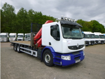 Kamion sa tovarnim sandukom, Kamion sa dizalicom Renault Premium 380 dxi 6x2 RHD + HMF 2620-K4: slika 2