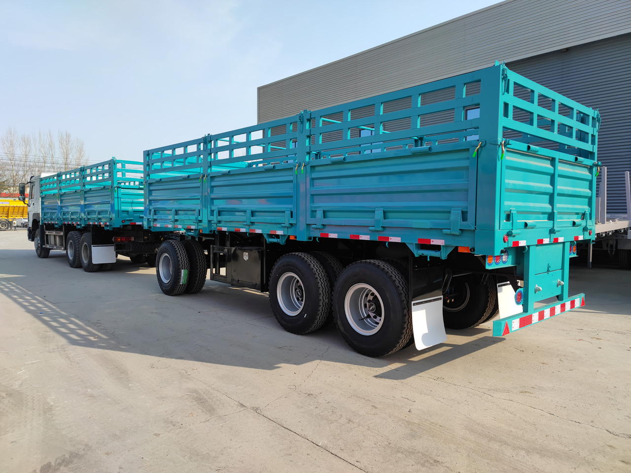 Novu Kamion sa tovarnim sandukom za prevoz glomaznih materijala SUNSKY Warehouse truck with full trailer: slika 3