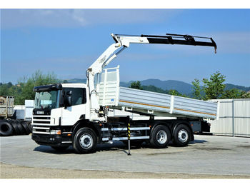 Istovarivač Scania 124L 420 Kipper 6,10m + Kran/FUNK*6x2*Topzustand: slika 1