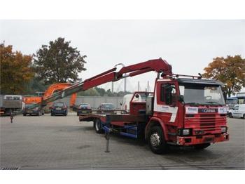 Kamion sa tovarnim sandukom Scania 93-220 Oprijwagen + Crane: slika 1