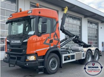 Kamion sa hidrauličnom kukom Scania G 450B6x4NZ / XT / Abroller / HYVA: slika 1