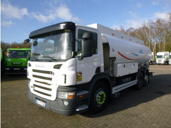 Kamion cisterna za prevoz goriva Scania P320 DB 6X2 fuel tank 18 m3 / 5 comp / ADR 28-08-2023: slika 1