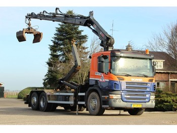 Kamion sa hidrauličnom kukom Scania P 380 B 6X2 !!KRAAN/HAAK!! EURO5!!WEEGSYSTEEM!!: slika 1